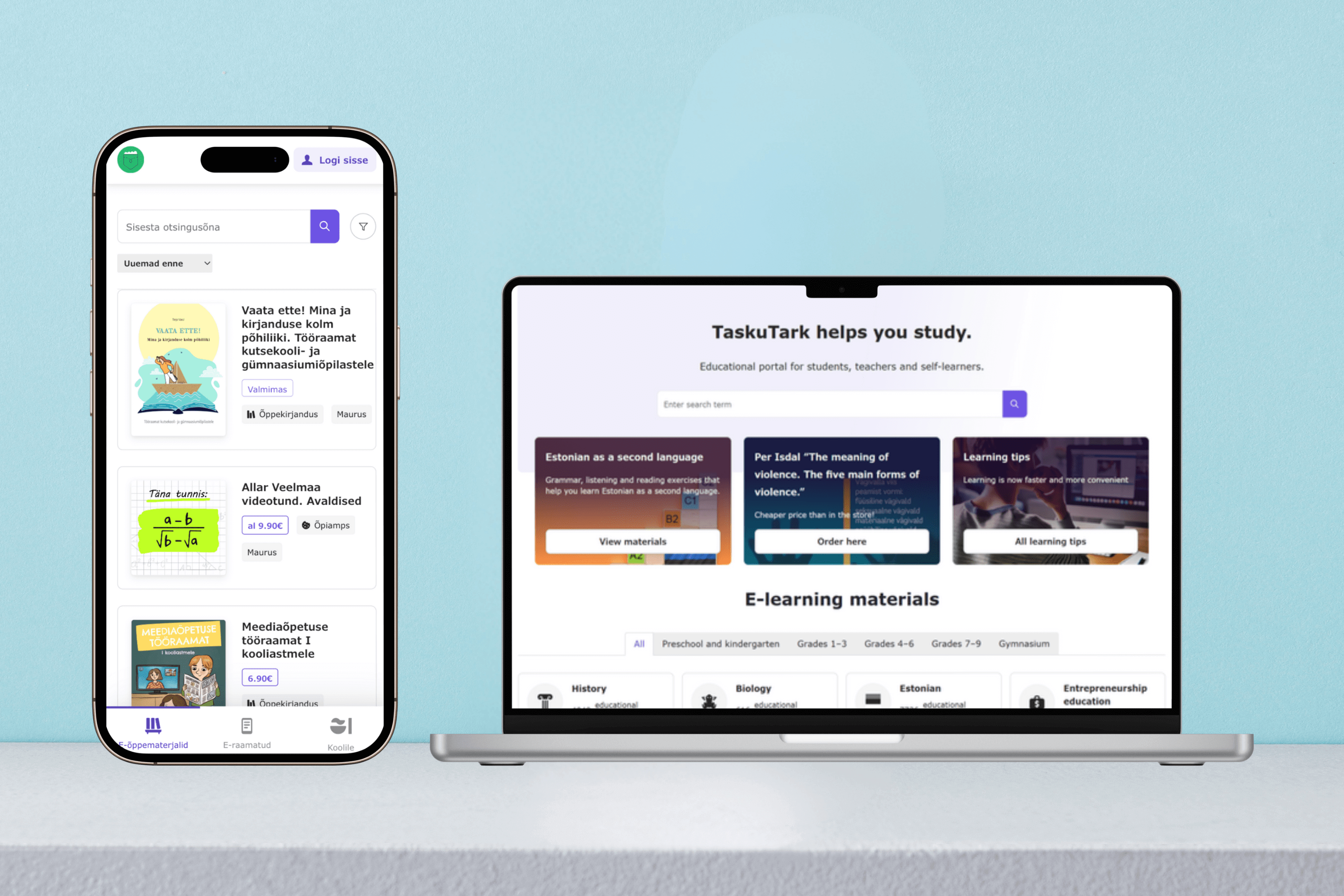 TaskuTark Learning Management System